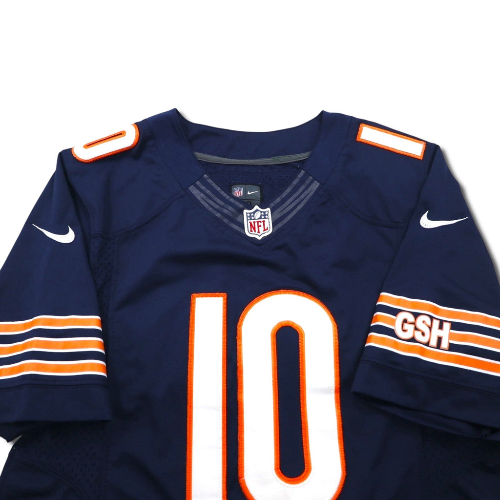 NIKE ゲームシャツ M ネイビー メッシュ ポリエステル NFL ナンバリング