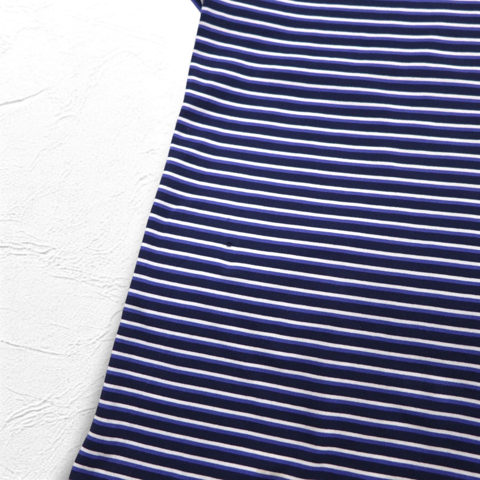 Polo by Ralph Lauren polo anni '90 XL taglia grande blu navy a righe pima cotton GOLF FIT ricamo pony piccolo made in Perù