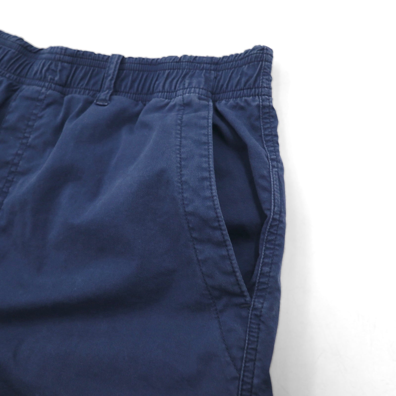 POLO RALPH LAUREN Pantaloncini corti elasticizzati easy fit L blu navy cotone