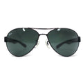 Ray-Ban Occhiali da sole a goccia neri, made in Italy, RB3509 004/71 63◻︎15 135 3N, modello fuori produzione di prima qualità