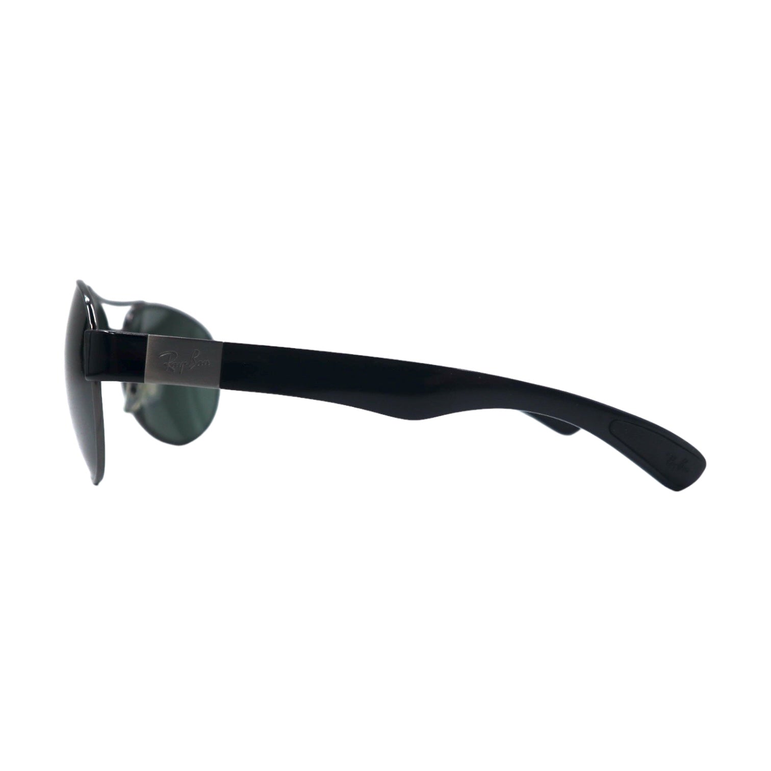 Ray-Ban Occhiali da sole a goccia neri, made in Italy, RB3509 004/71 63◻︎15 135 3N, modello fuori produzione di prima qualità