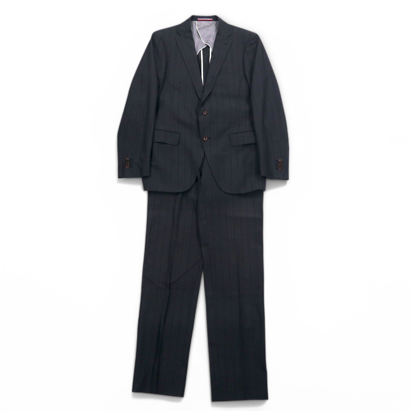 PERSON'S FOR MEN Abito completo 2 pezzi XL grigio a righe in lana