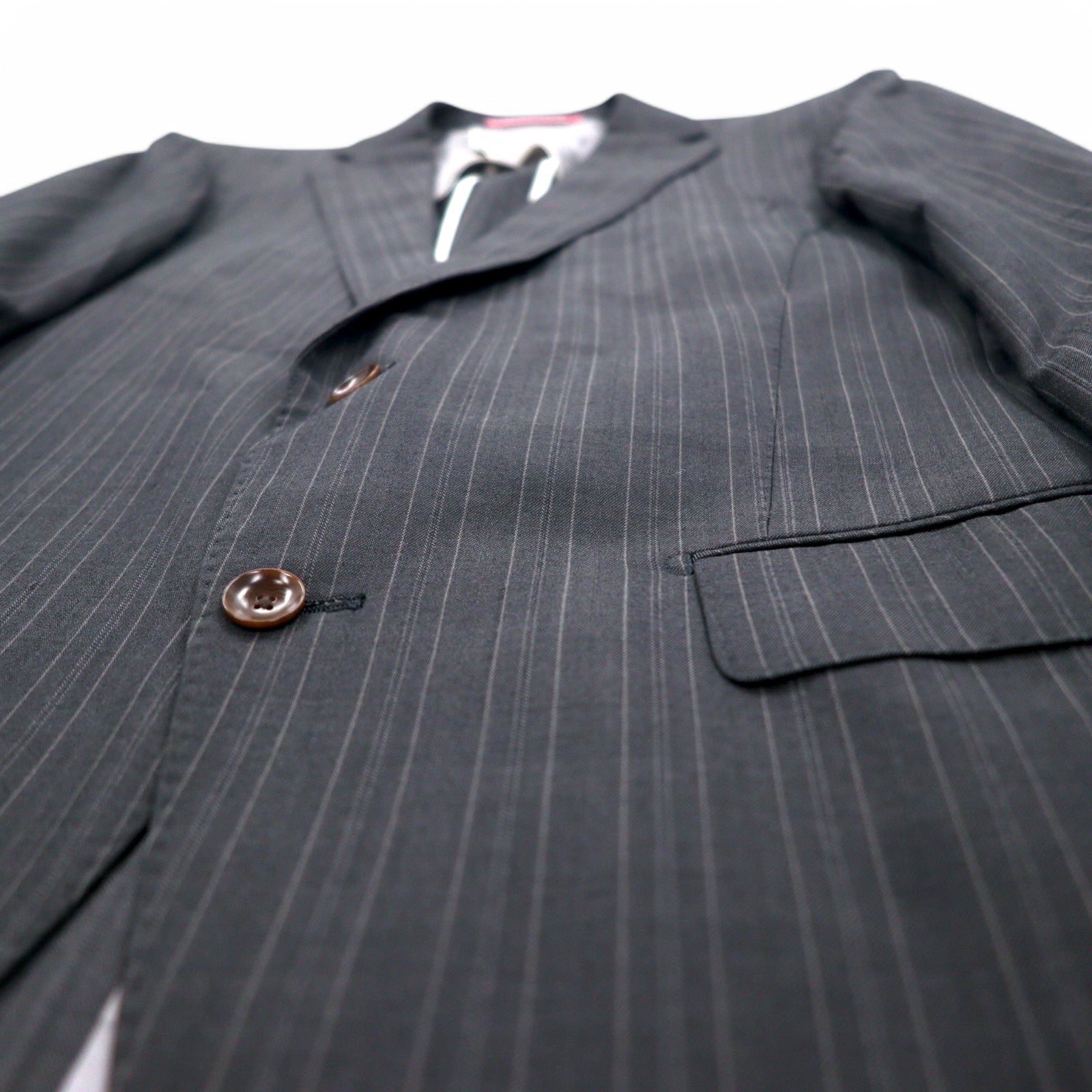 PERSON'S FOR MEN Abito completo 2 pezzi XL grigio a righe in lana