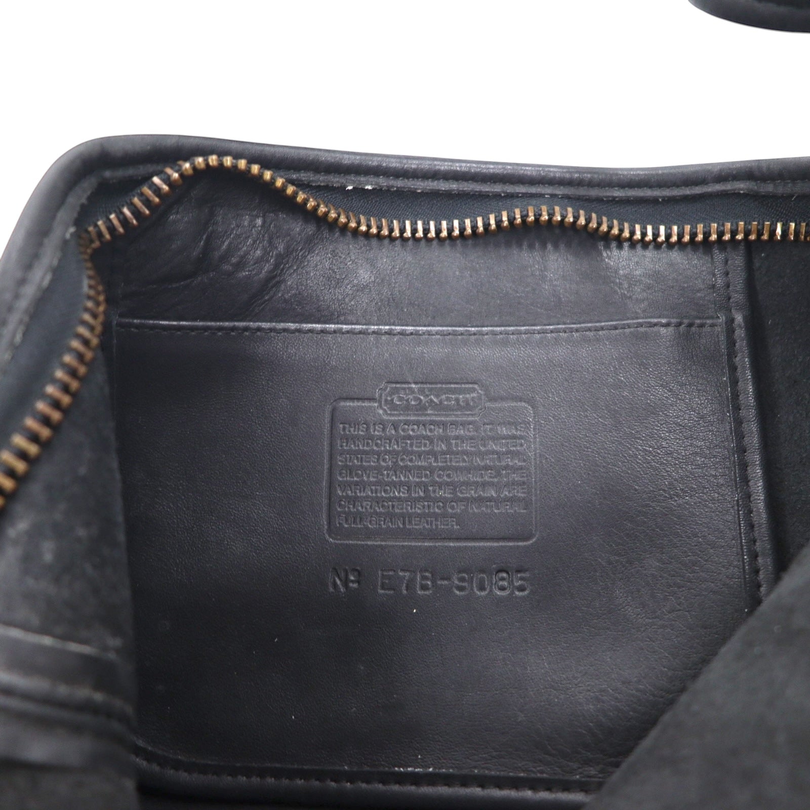 COACH オールドコーチ USA製 ヴィンテージ バケツ型 ショルダーバッグ 牛革 レザー 9085
