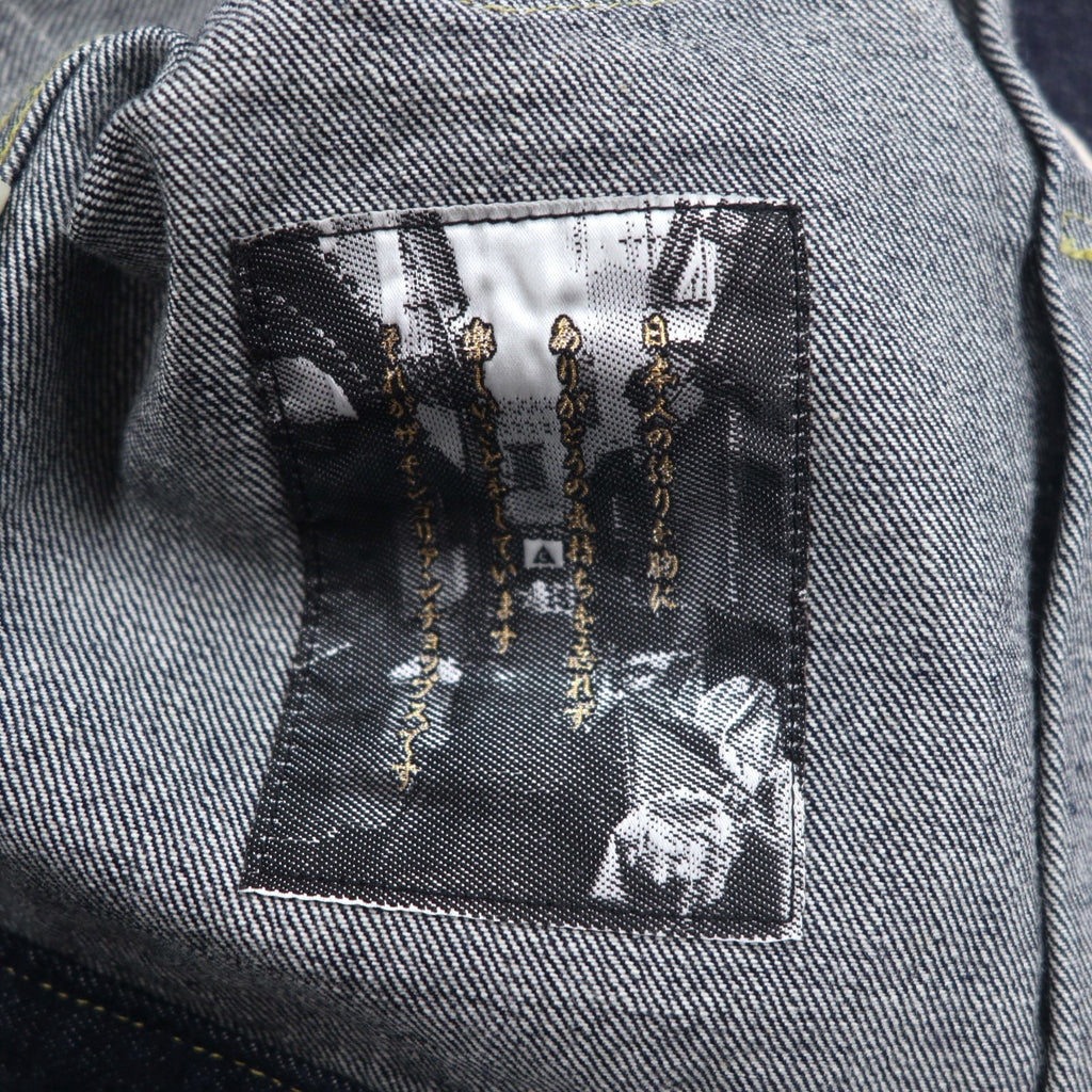 THE Mongolian Choppsss 1a con TWINS Giacca di Jeans S Indaco Blu