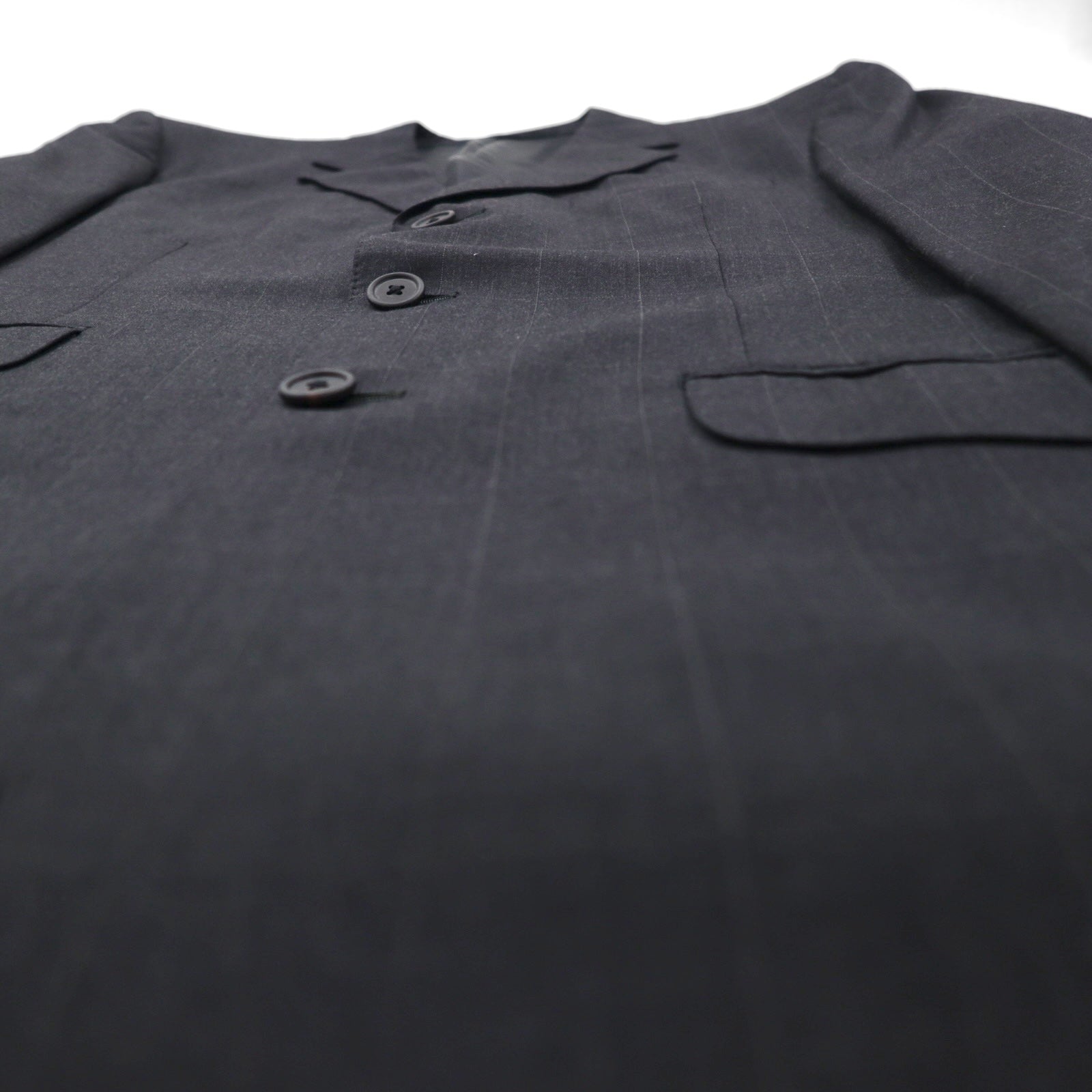 Paul Smith 90年代 SUPER 100's 3B スーツ セットアップ XL グレー チェック ウール VITALE BARBERIS CANONICO イタリア製生地 日本製