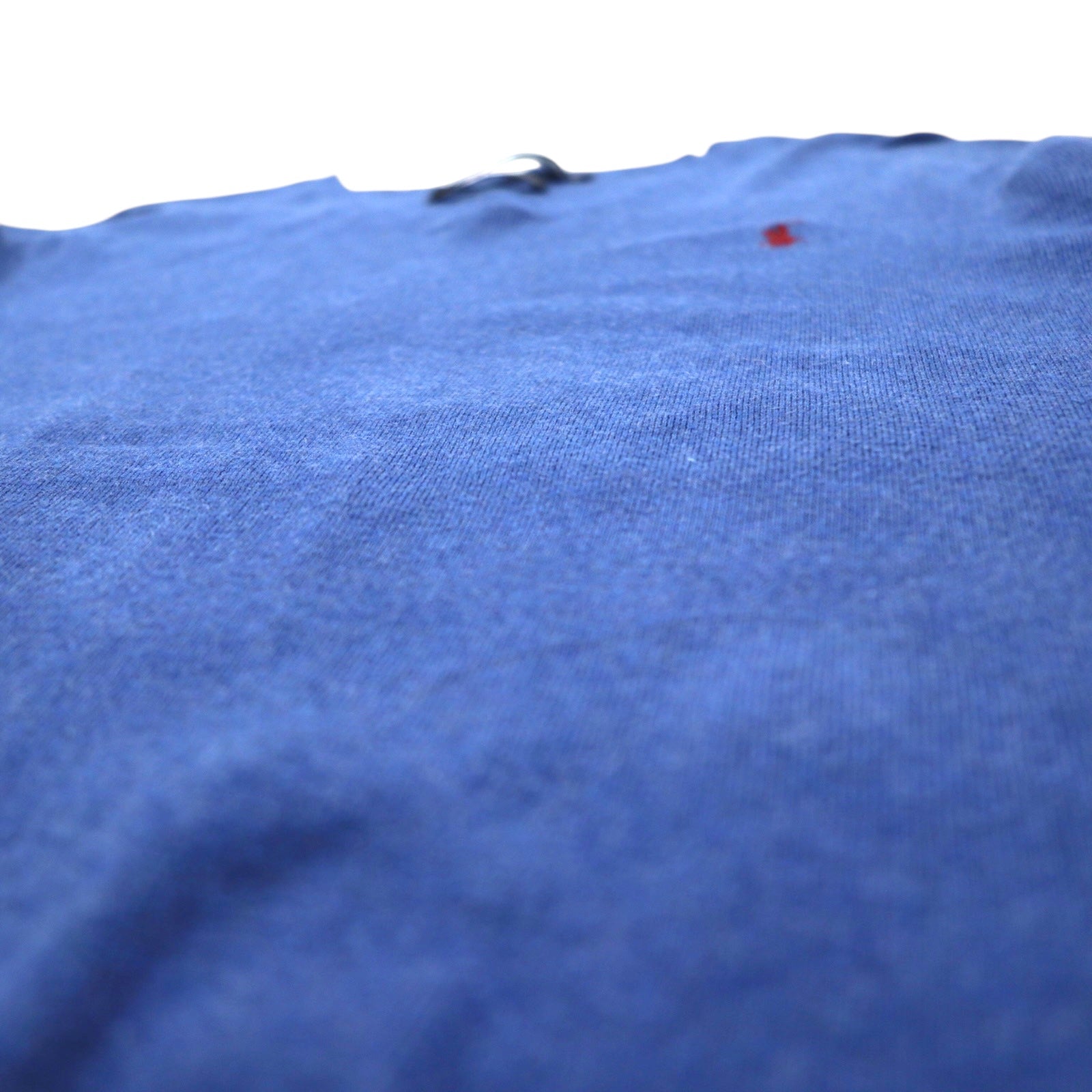Polo by Ralph Lauren anni '90 maglione in cotone pima scollo a V L blu ricamo piccolo pony
