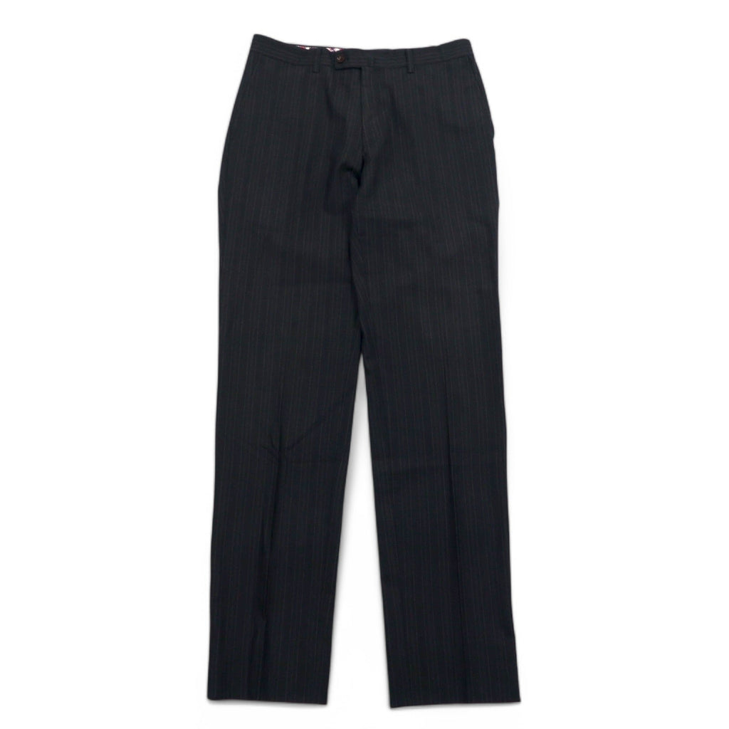 PERSON'S FOR MEN 2B スーツ セットアップ XL グレー ストライプ ウール