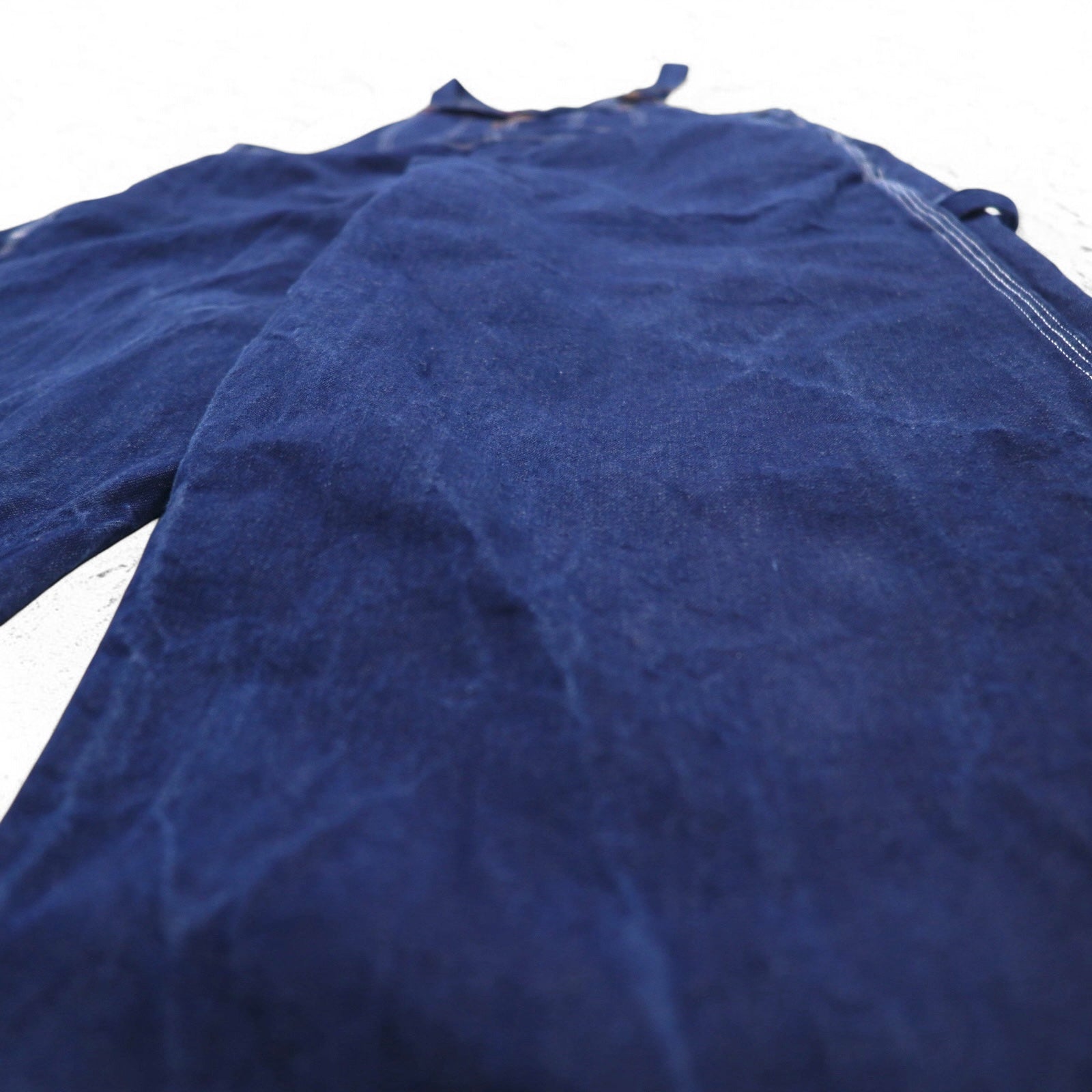 RED KAP Salopette in jeans taglia L blu indaco BD10DN Made in Mexico