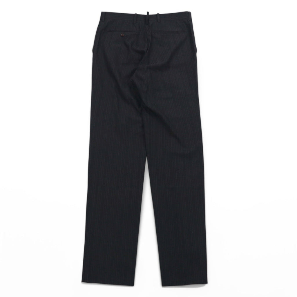 PERSON'S FOR MEN 2B スーツ セットアップ XL グレー ストライプ ウール