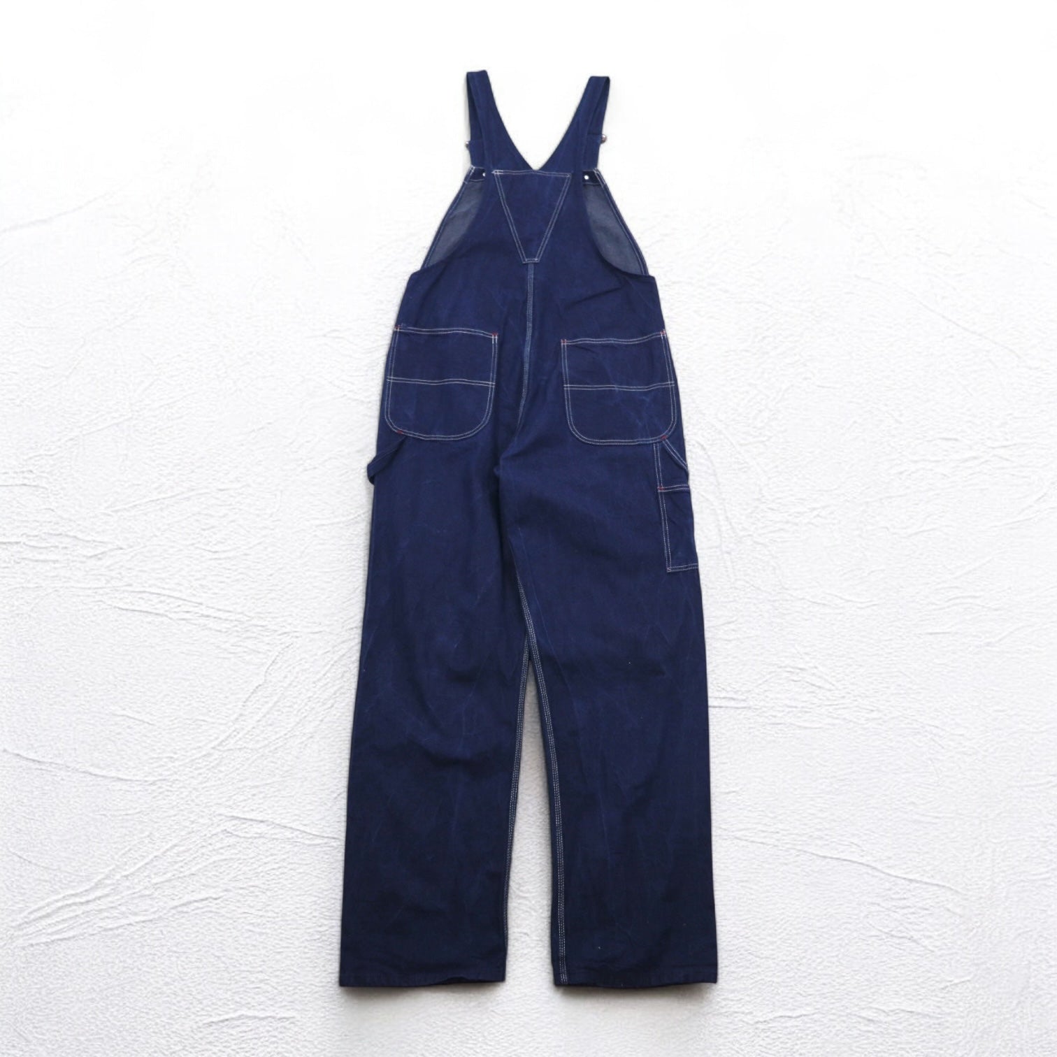 RED KAP Salopette in jeans taglia L blu indaco BD10DN Made in Mexico