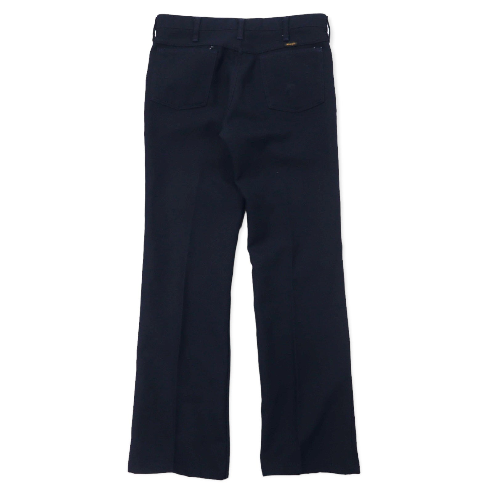 Wrangler USA 90s Rancher Pants 34 Navy Polyester Center Press 82NY
