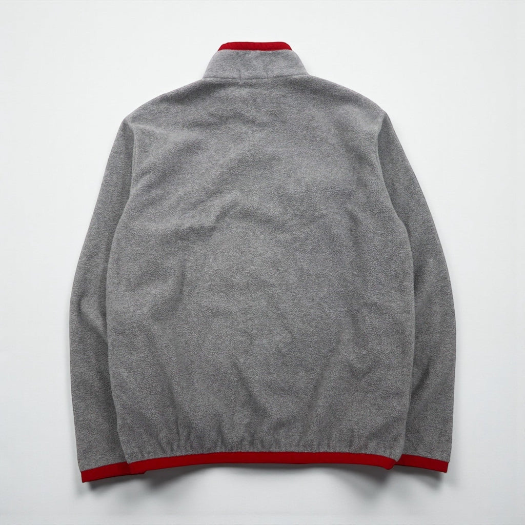 Polo Ralph Lauren ハーフジップ フリースジャケット M グレー 胸ポケット スモールポニー刺繡