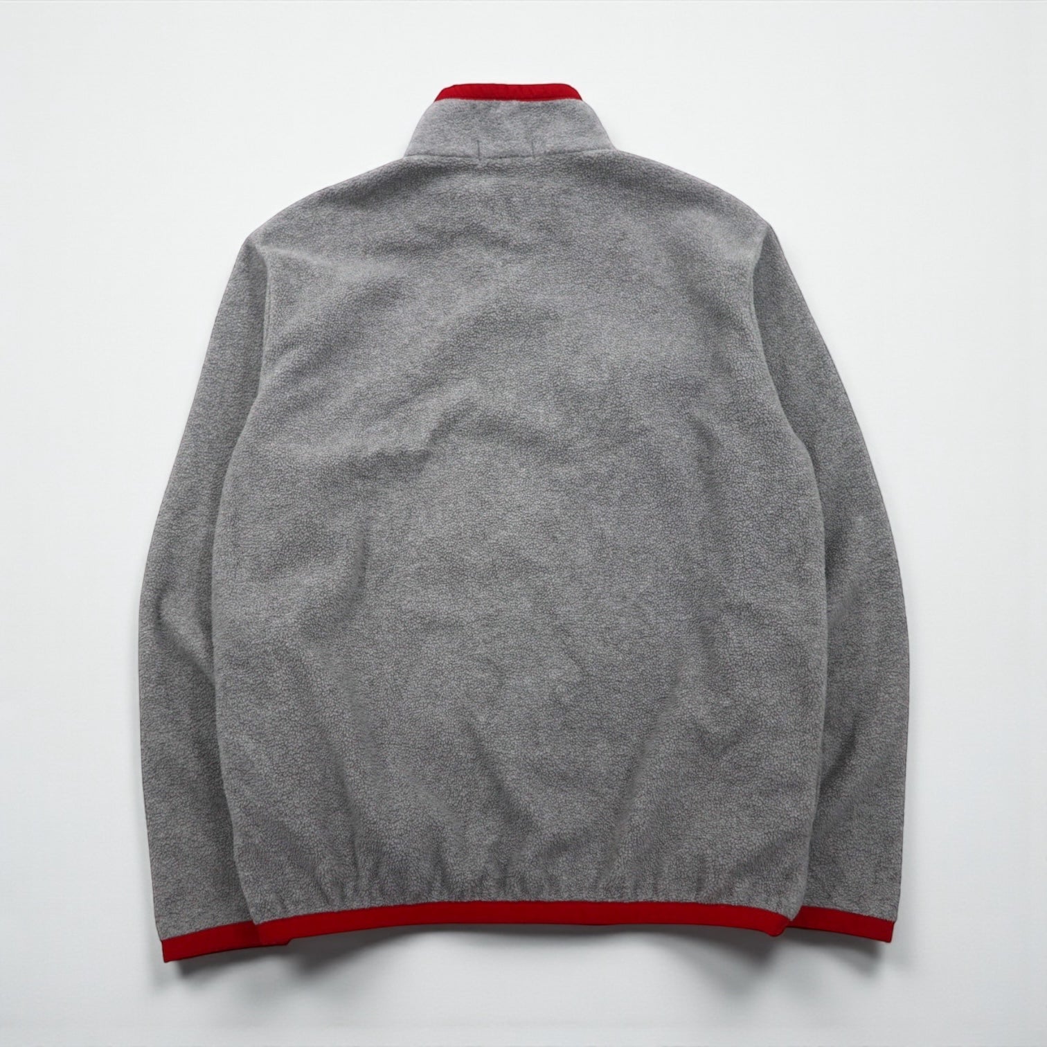 Polo Ralph Lauren ハーフジップ フリースジャケット M グレー 胸ポケット スモールポニー刺繡