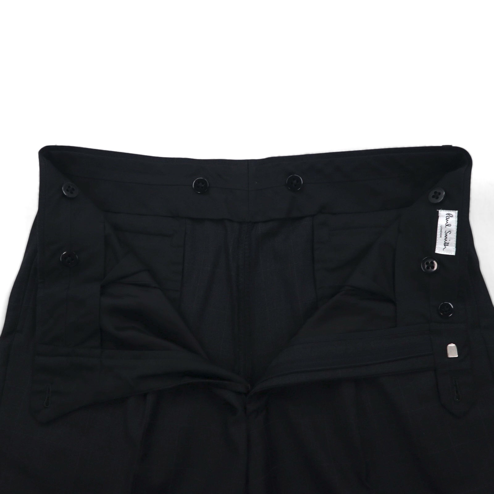 Paul Smith 90年代 SUPER 100's 3B スーツ セットアップ XL グレー チェック ウール VITALE BARBERIS CANONICO イタリア製生地 日本製