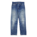 Levi's USA - Jeans anni '90 - Taglia 31 - Blu - Cotone - Bottone retro 525 - Chiusura con cerniera - Modello 505-0217