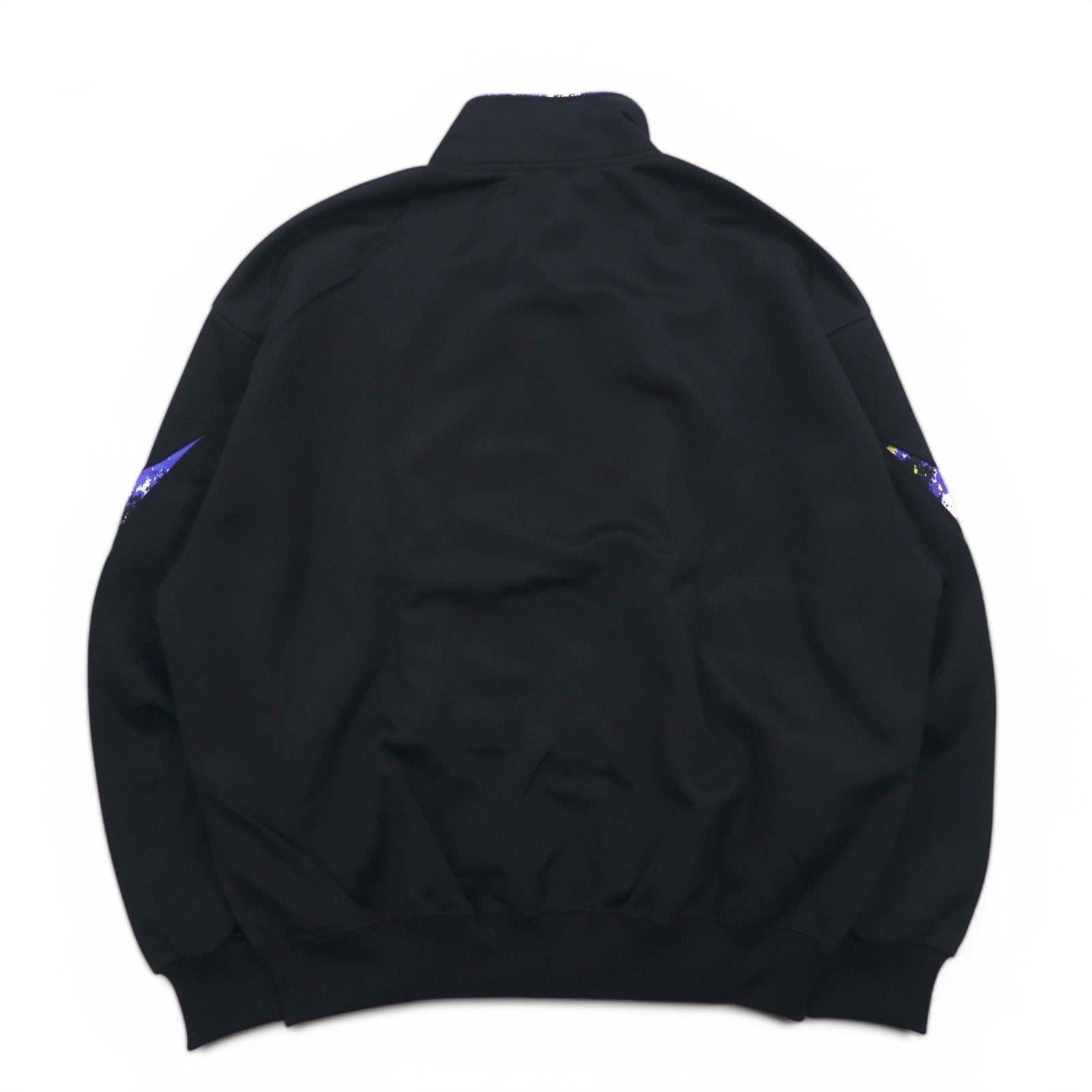 CONVERSE Anni '90 Giacca sportiva Tuta M Nero Poliestere Logo ricamato