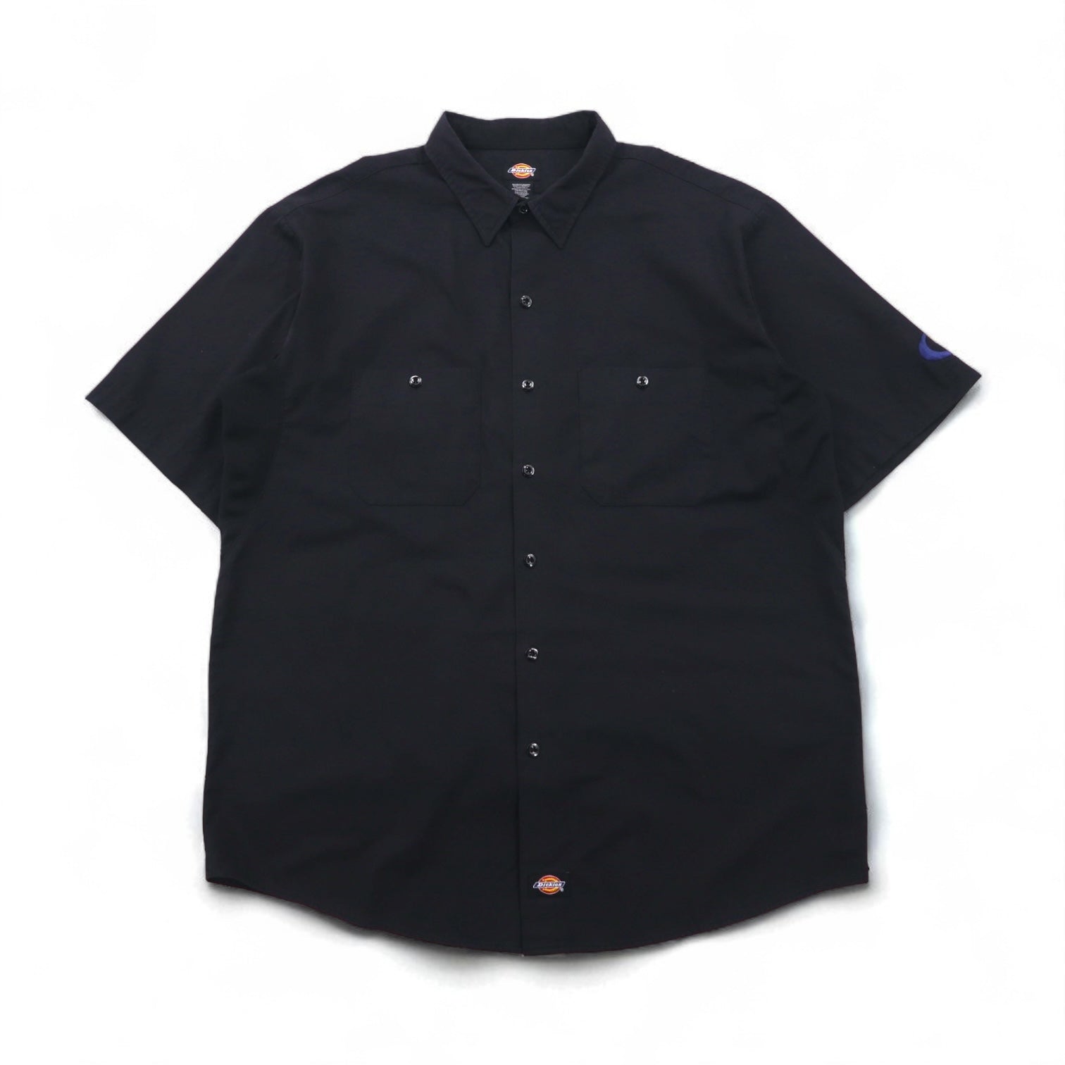 Camicia da lavoro a maniche corte Dickies, taglia XL, nera, poliestere cotone, azienda americana NASTC LS516