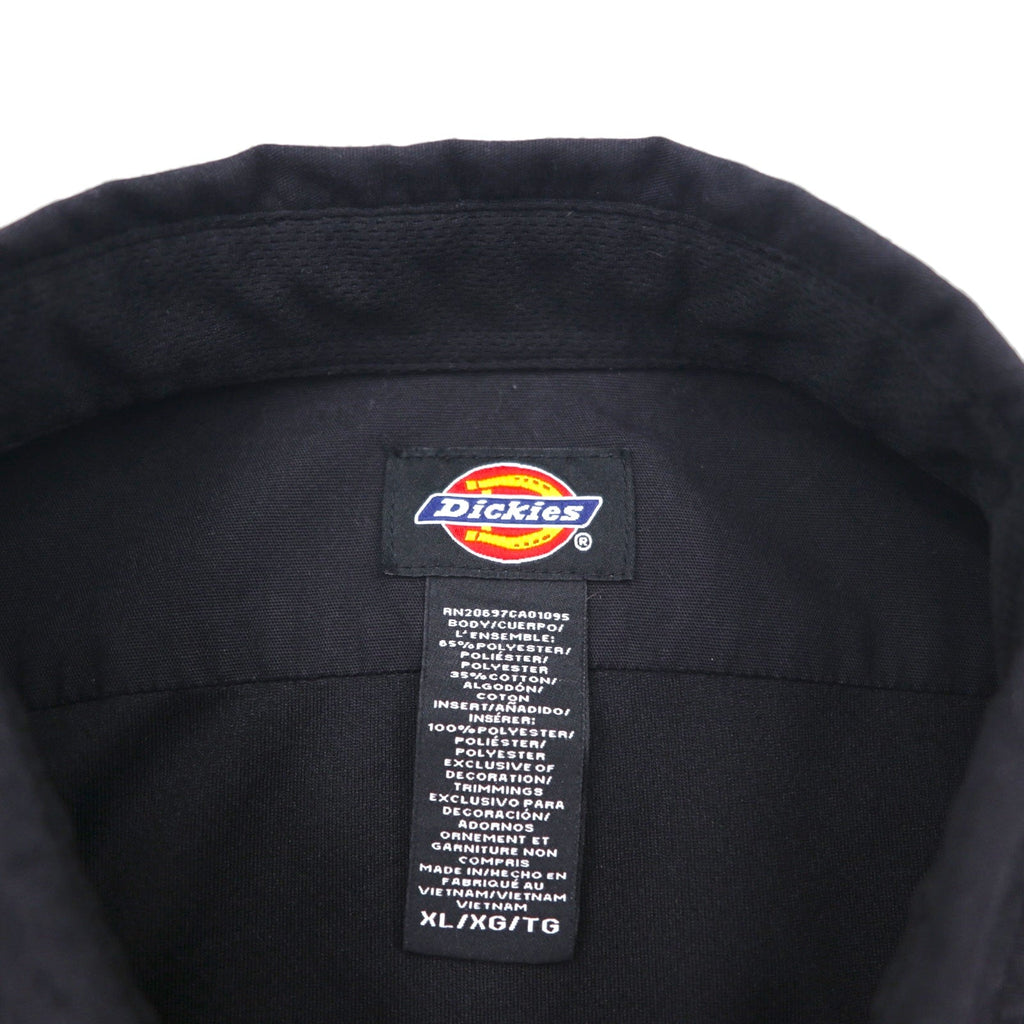Camicia da lavoro a maniche corte Dickies, taglia XL, nera, poliestere cotone, azienda americana NASTC LS516