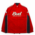 CHASE AUTHENTICS バドワイザー Budweiser レーシングジャケット M レッド ナイロン
