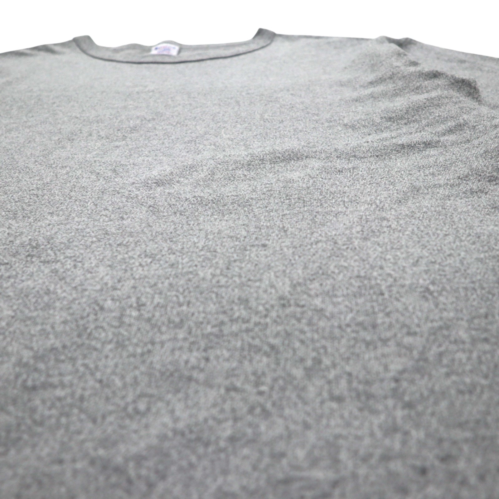 T-shirt Champion USA in jersey pesante XL grigio T1011 con etichetta ricamata
