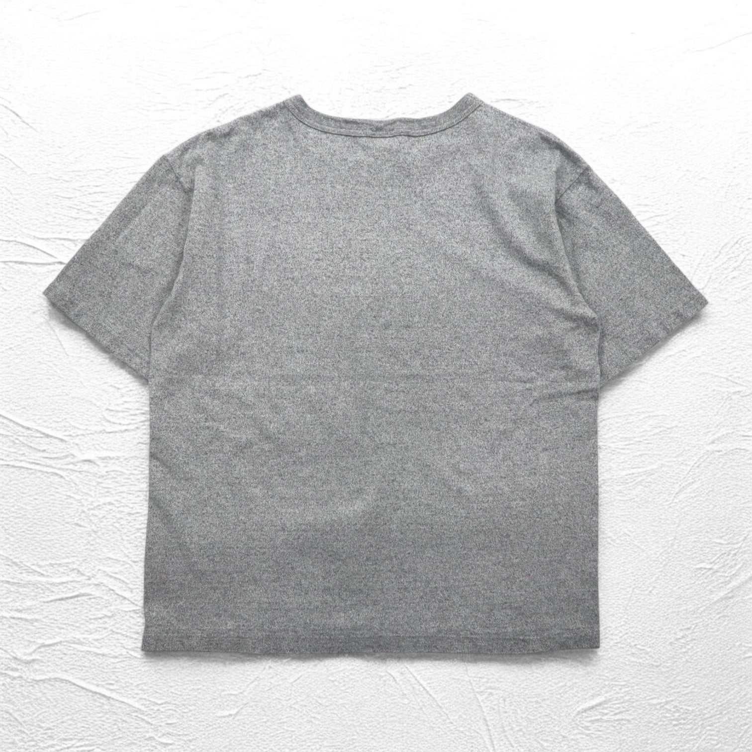 T-shirt Champion USA in jersey pesante XL grigio T1011 con etichetta ricamata