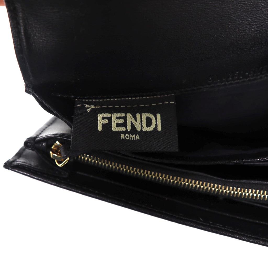FENDI 長財布 ブラック レザー バイザウェイ 8M0251 SME F0KUR イタリア製