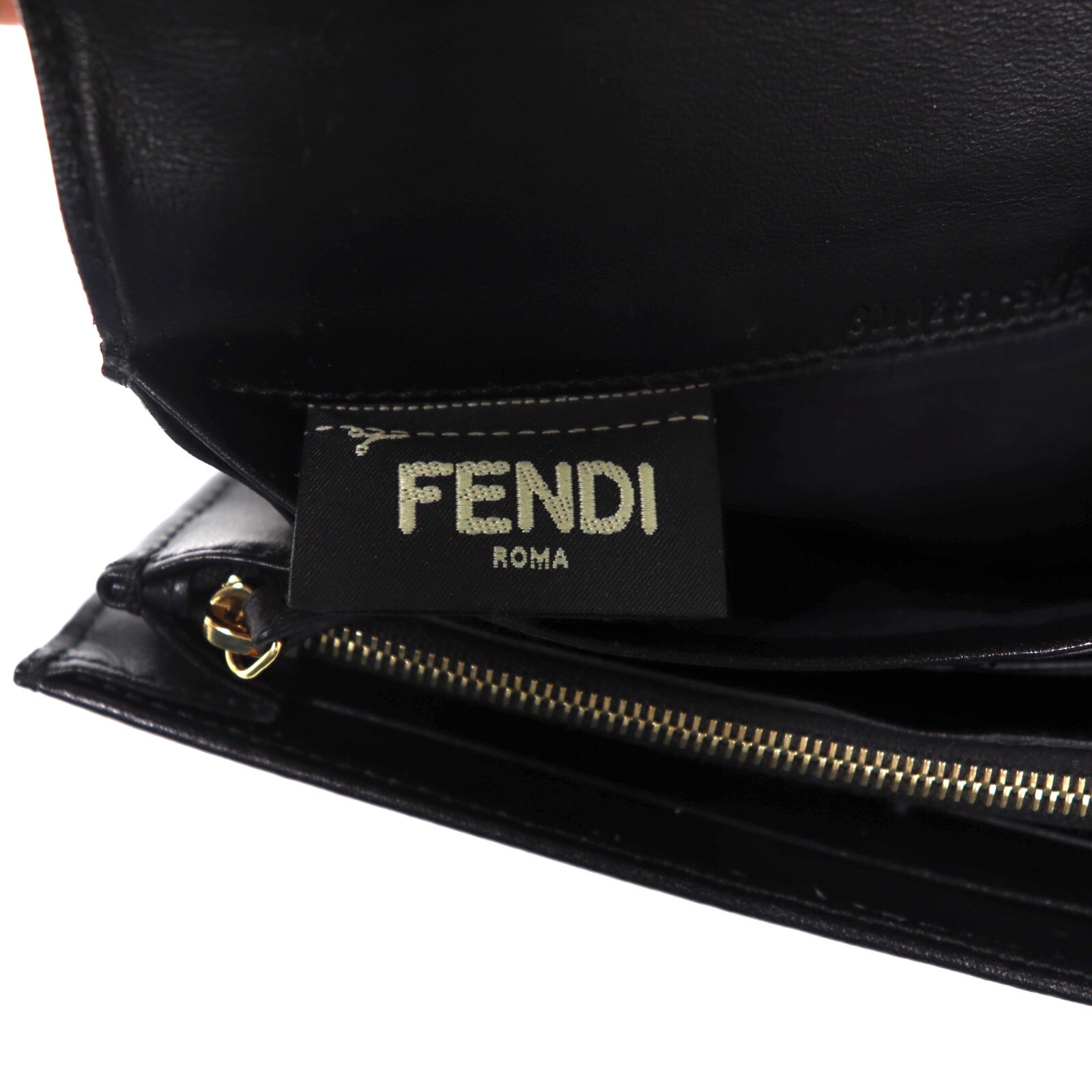 FENDI 長財布 ブラック レザー バイザウェイ 8M0251 SME F0KUR イタリア製