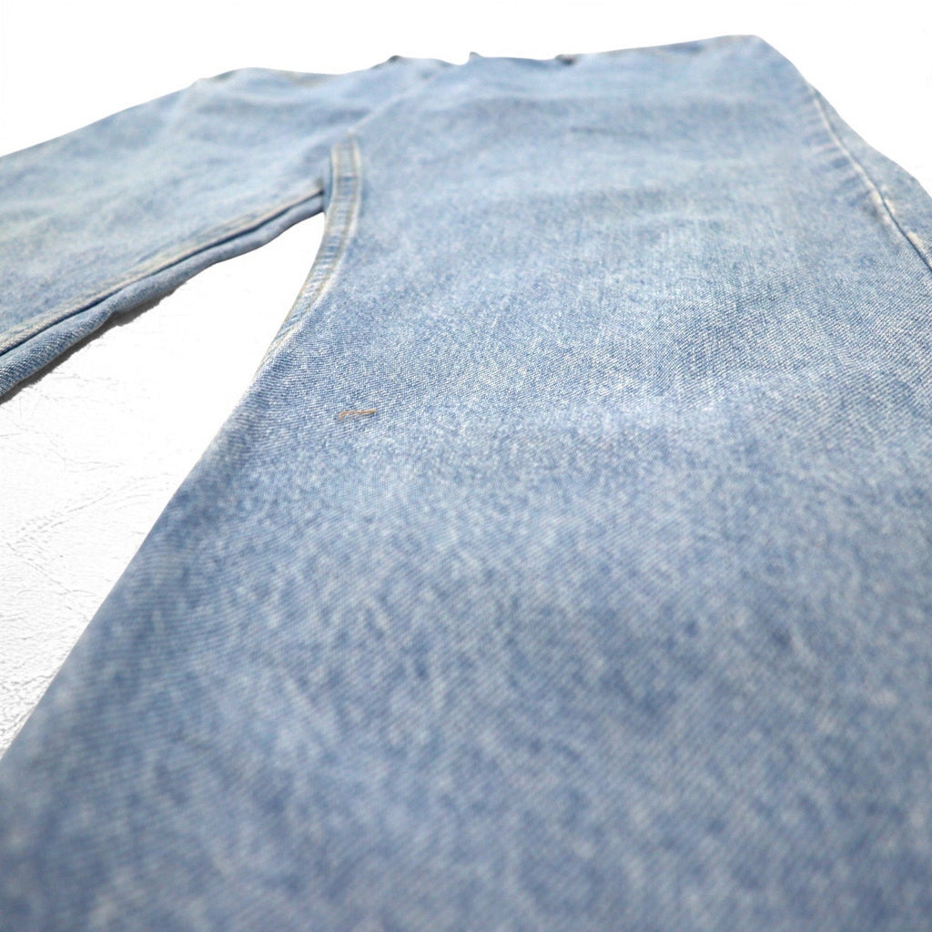 Lee, jeans denim lavati anni '90, taglia L, azzurri, chiusura con cerniera, 2008991, made in Costa Rica