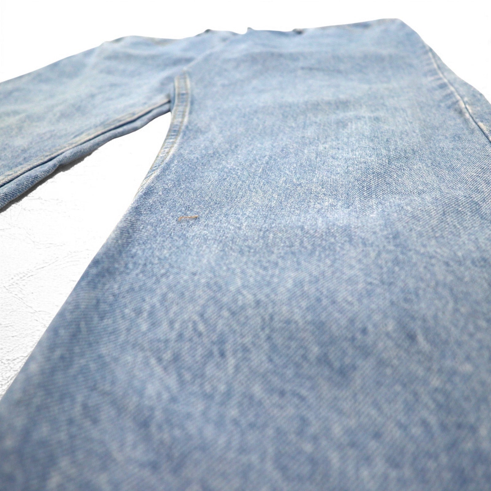 Lee, jeans denim lavati anni '90, taglia L, azzurri, chiusura con cerniera, 2008991, made in Costa Rica