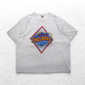 T-shirt BROOKLYN CYCLONES anni '90, stampa baseball, 3XL, grigia, FRUIT OF THE LOOM, taglia grande, Made in El Salvador
