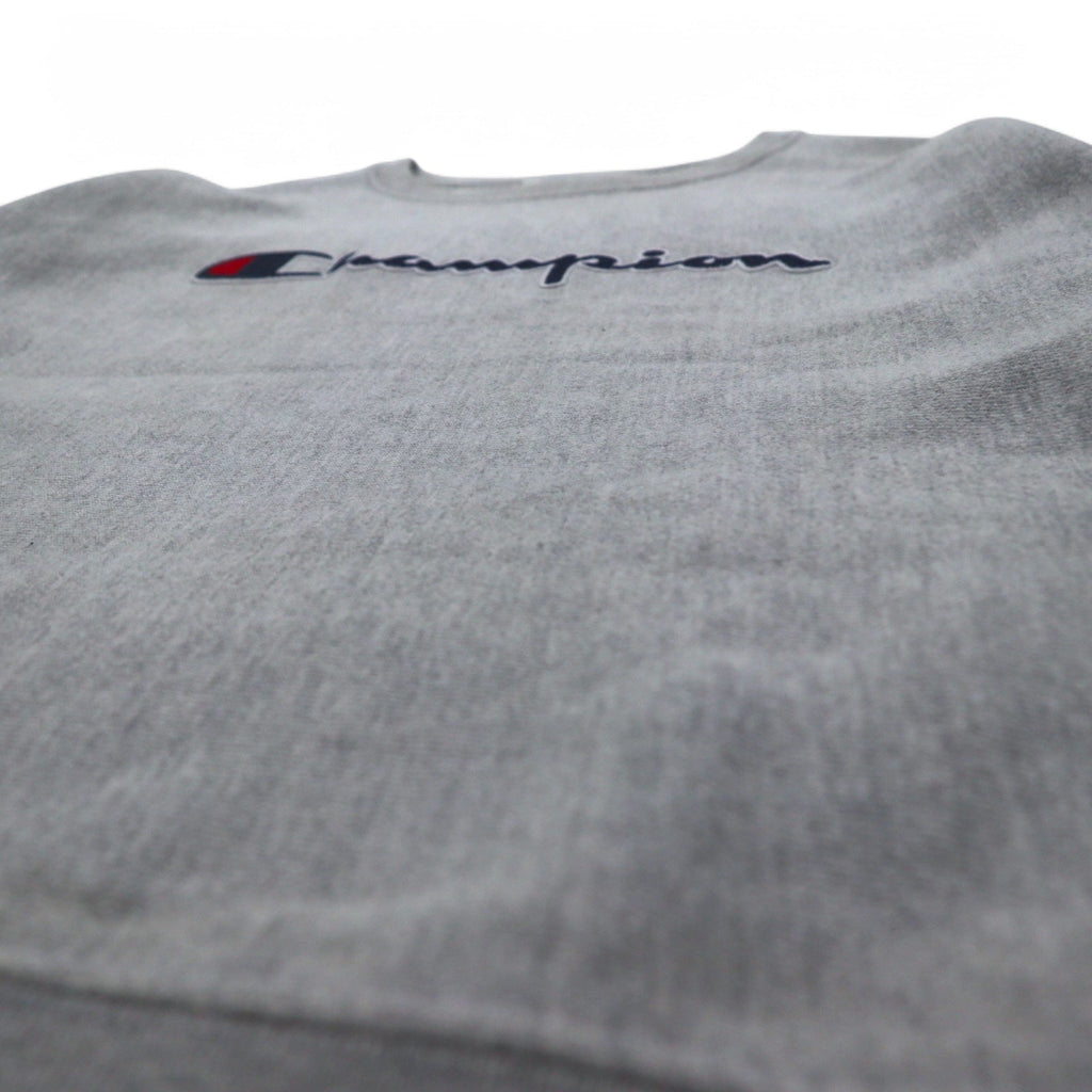 Champion リバースウィーブ REVERSE WEAVE スウェット XL グレー スクリプトロゴ 青単タグ 復刻 ホンジュラス製