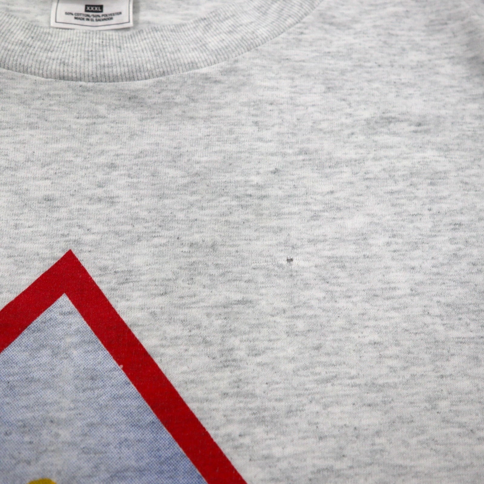 T-shirt BROOKLYN CYCLONES anni '90, stampa baseball, 3XL, grigia, FRUIT OF THE LOOM, taglia grande, Made in El Salvador