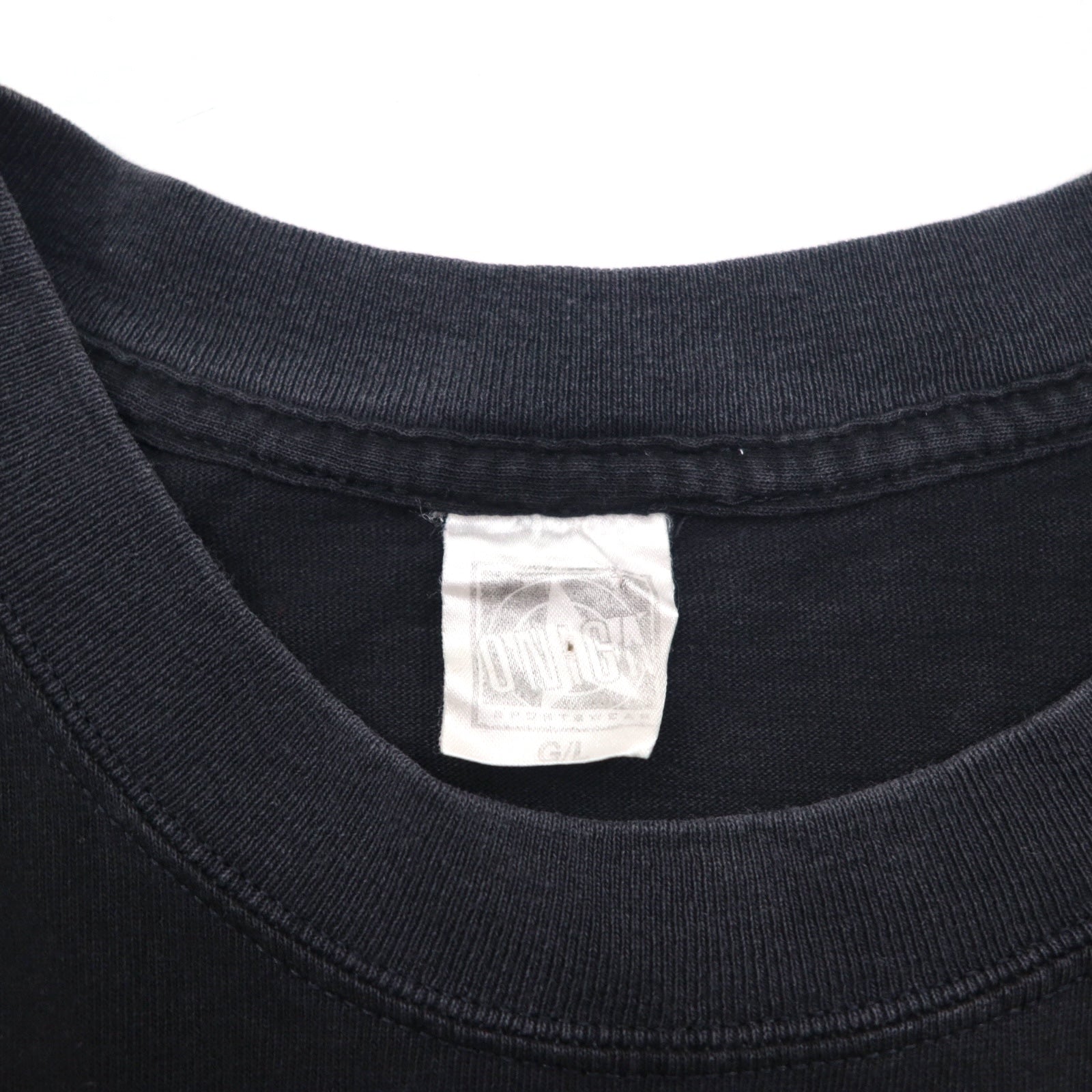 T-Shirt ONIGA SPORTSWEAR anni '90 con stampa motoslitta L, nera, in cotone, SKI-DOO