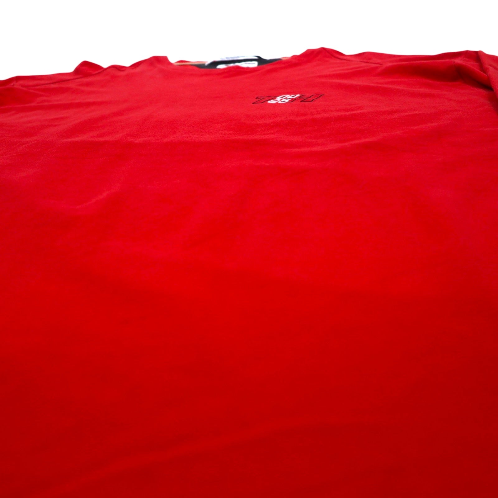 HILFIGER ATHLETICS (TOMMY HILFIGER) T-shirt a manica lunga, XXL, rosso, cotone