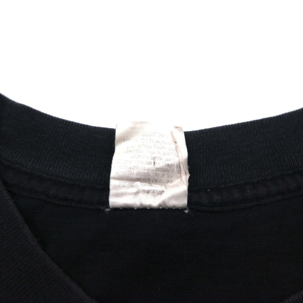 T-Shirt ONIGA SPORTSWEAR anni '90 con stampa motoslitta L, nera, in cotone, SKI-DOO