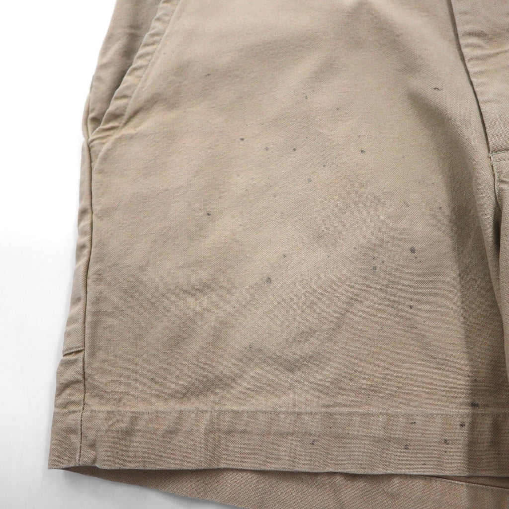 Patagonia anni '00 Pantaloncini Stand Up in tela di cotone biologico L Beige 57102 Made in Costa Rica