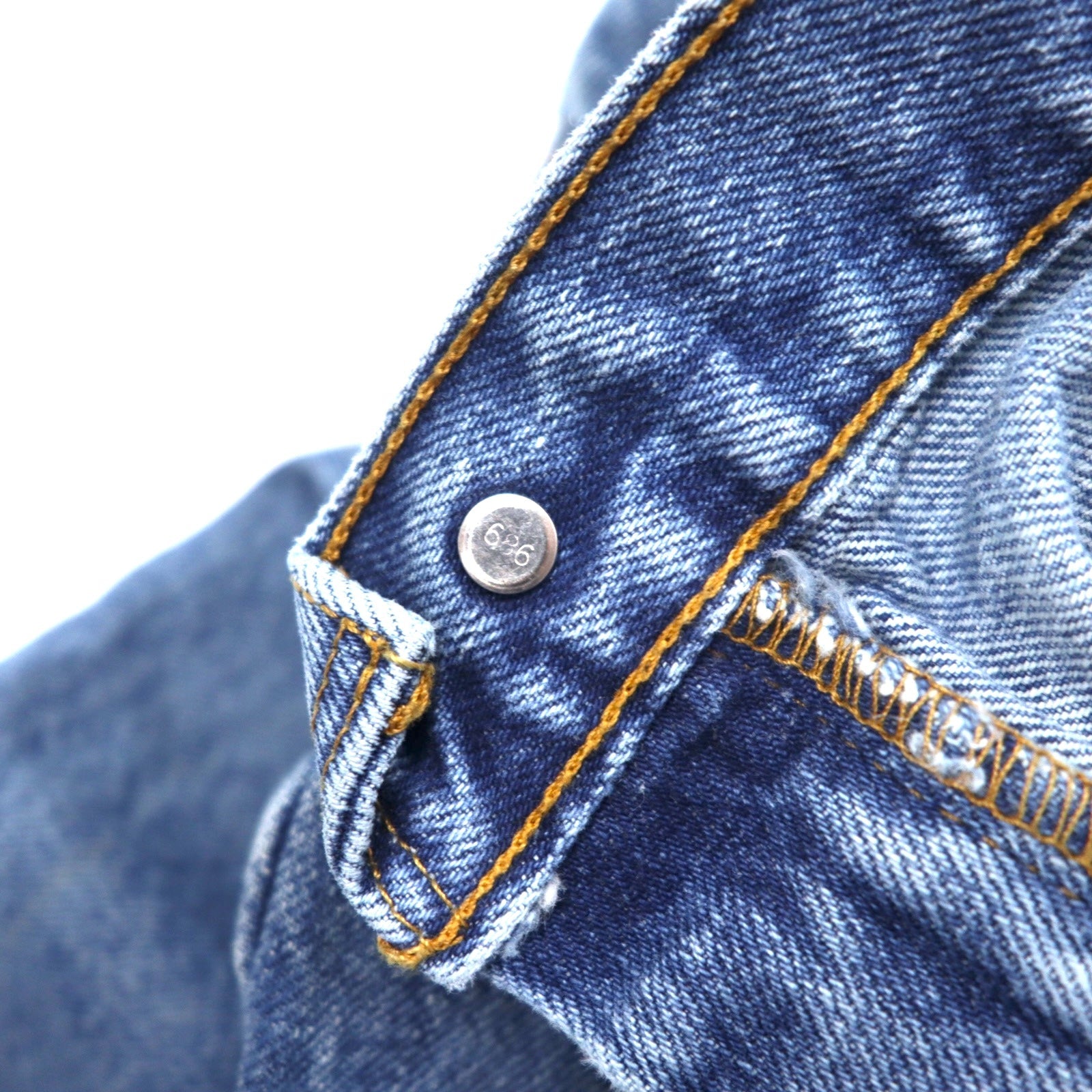 Levi's anni 2000 CLASSIC RELAXED 550 Jeans Tapered 14 Blu Cotone RELAXED FIT TAPERED LEG Fatto in Messico