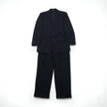 Paul Smith 3 bottoni, completo, taglia XL, nero, motivo occhio di pernice, LANIFICIO FINTES, tessuto italiano, made in Japan, anni '90