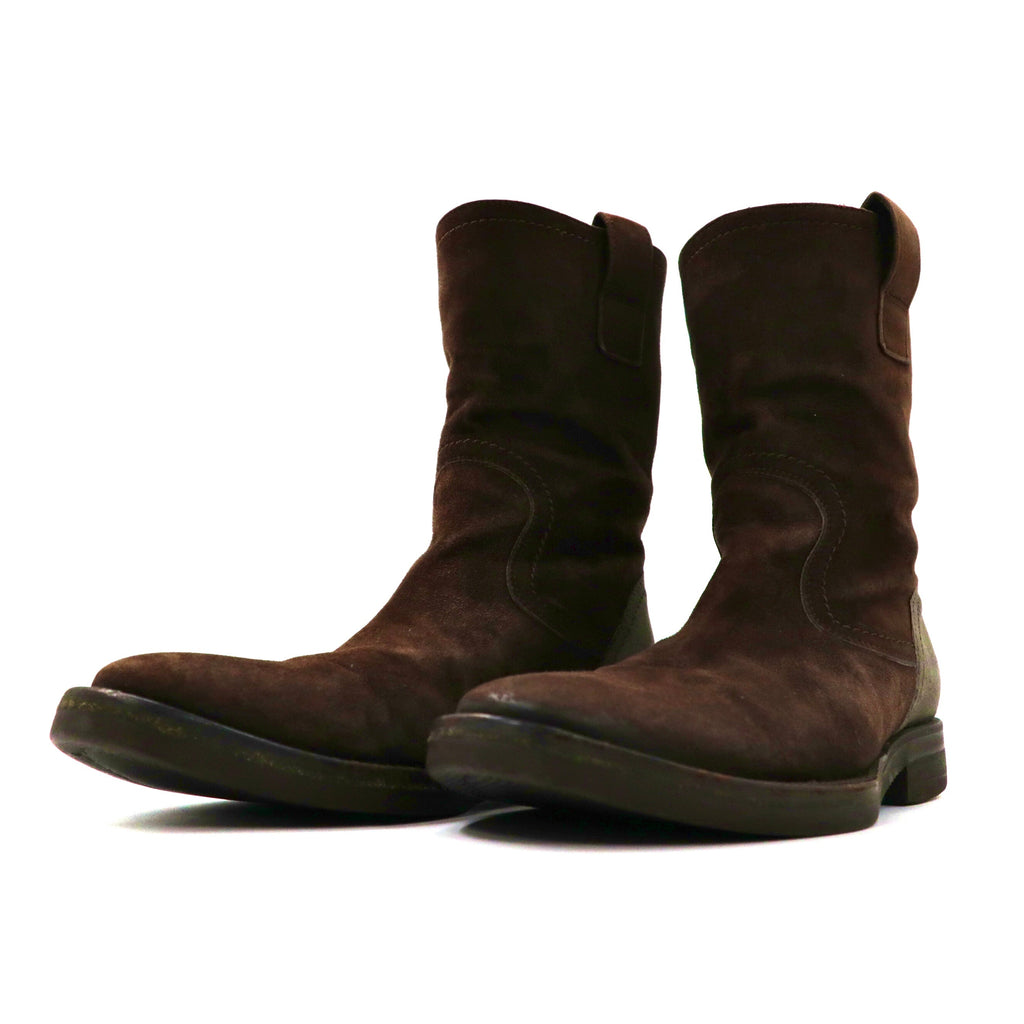 BUTTERO Stivali Pecos 25 cm Marrone Pelle scamosciata B2015 Made in Italy