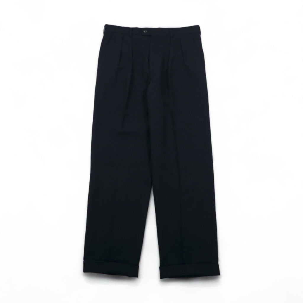 Paul Smith 3 bottoni, completo, taglia XL, nero, motivo occhio di pernice, LANIFICIO FINTES, tessuto italiano, made in Japan, anni '90