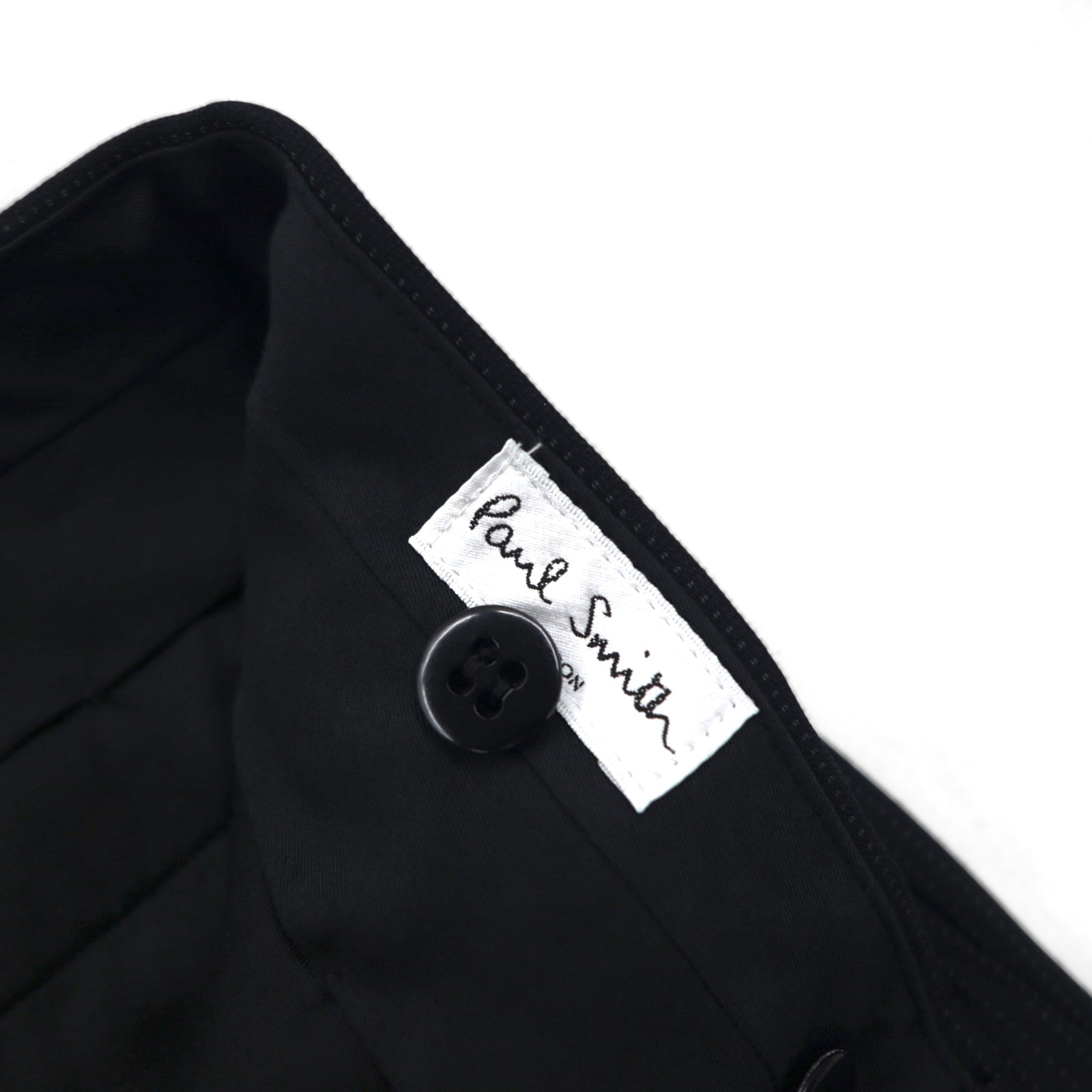 Paul Smith 3 bottoni, completo, taglia XL, nero, motivo occhio di pernice, LANIFICIO FINTES, tessuto italiano, made in Japan, anni '90