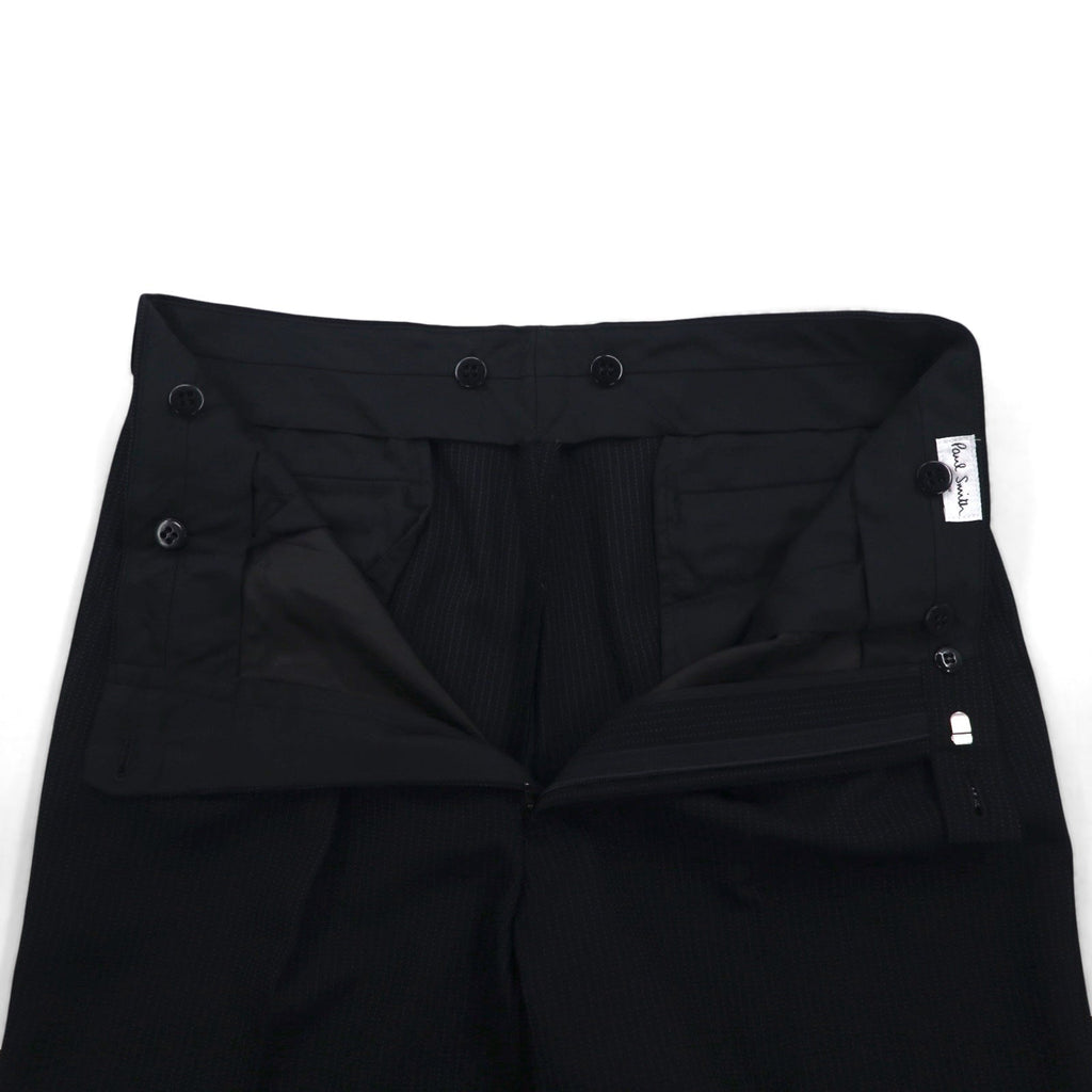 Paul Smith 3 bottoni, completo, taglia XL, nero, motivo occhio di pernice, LANIFICIO FINTES, tessuto italiano, made in Japan, anni '90