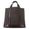 CELINE Made in Italy Old C Macadam Mini Tote Bag Brown Canvas Leather Triomphe MC99/2