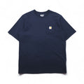 carhartt ルーズフィット LOOSE FIT ポケット Tシャツ XL ネイビー コットン