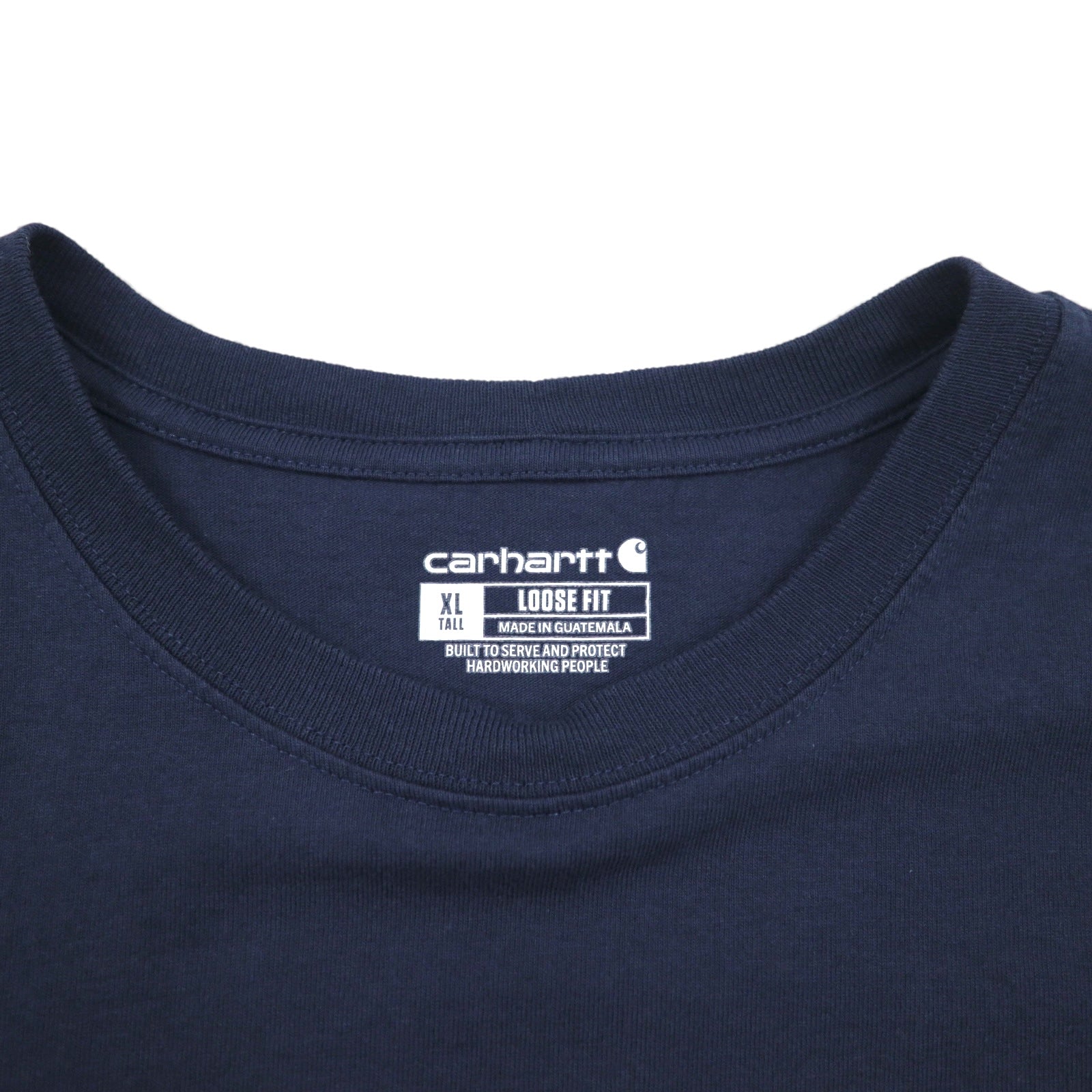 Carhartt t-shirt LOOSE FIT con taschino, XL, blu navy, cotone