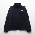 THE NORTH FACE フルジップ ボア フリースジャケット S ブラック スタンドカラー NF0A4P8T