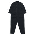 HUMIS ジャンプスーツ MILITARY FLIGHT JUMPSUIT オールインワン M ブラック M-BL1601 日本製