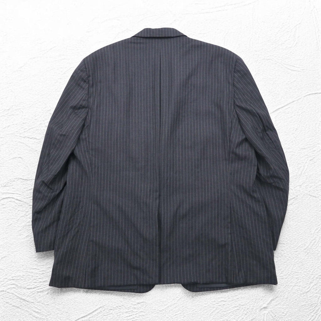 RALPH LAUREN Giacca sartoriale 2 bottoni Completo L Grigio Gessato Lana Esclusiva Dillard's