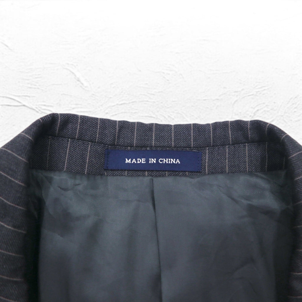 RALPH LAUREN Giacca sartoriale 2 bottoni Completo L Grigio Gessato Lana Esclusiva Dillard's